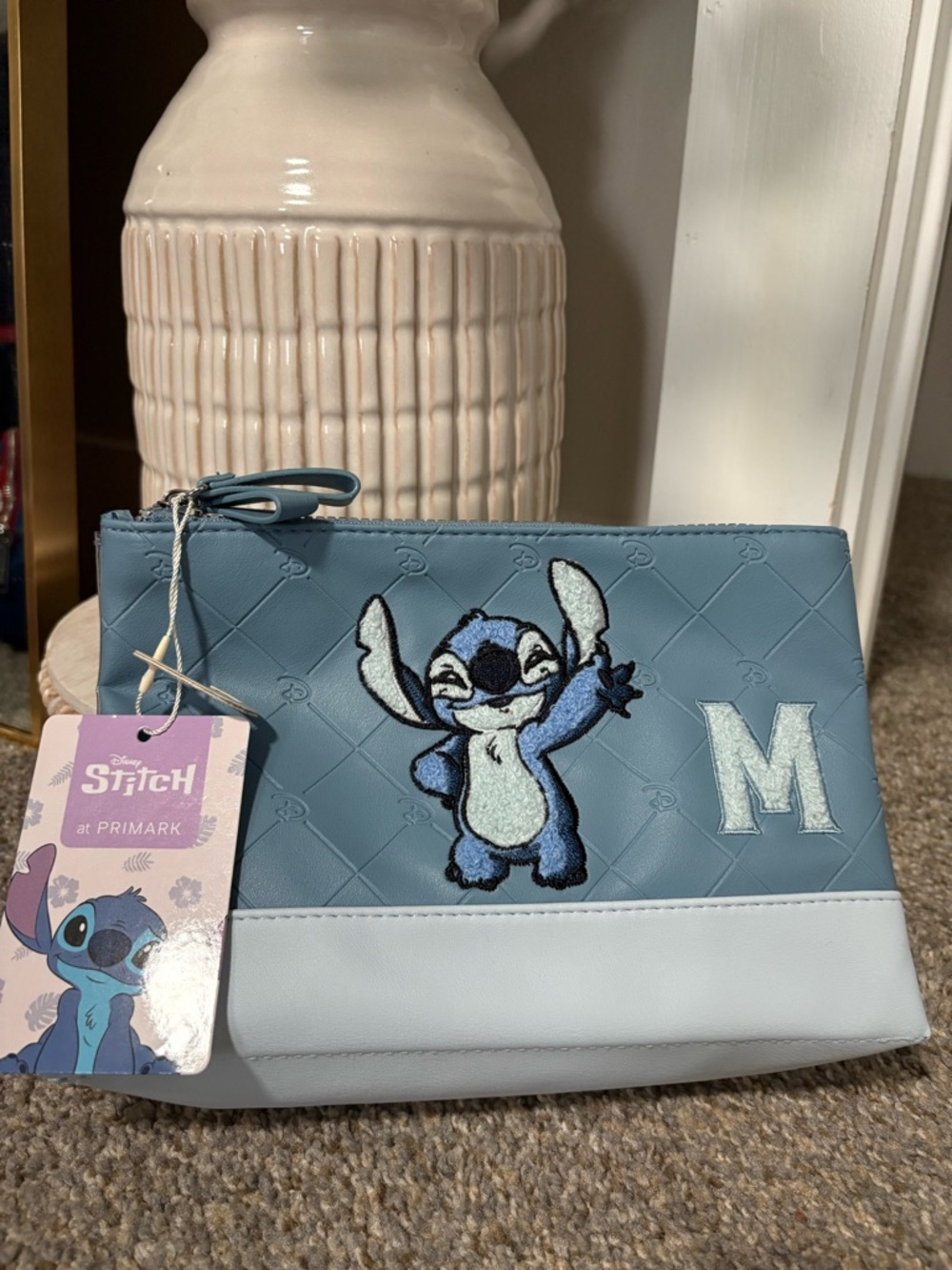 Disney Stitch x Primark 2 zip cosmetic bag